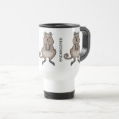 Mug De Voyage Faune - Joyeux QUOKKA - Conservation - Nature (Devant droit)
