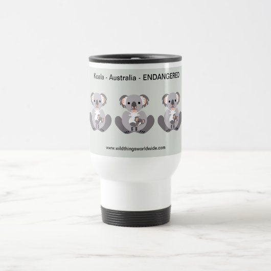 Mug De Voyage Faune — KOALA - Nature - Conservation - (Centre)
