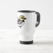 Mug De Voyage Fauvette D'or-cheeked de Birdorable (Devant droit)