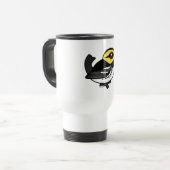 Mug De Voyage Fauvette D'or-cheeked de Birdorable (Devant gauche)