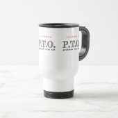Mug De Voyage Félicitations amusantes pour faire semblant d'être (Devant droit)