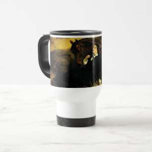 Mug De Voyage Femme et Cheval
