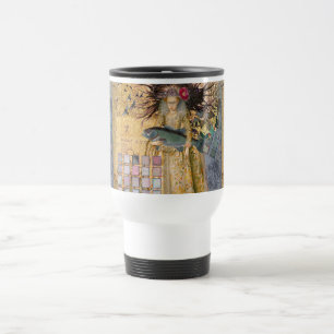 Mug De Voyage Femme Poisson Vintage Gothique Classique