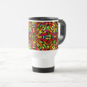 Mug De Voyage Fenêtre rose (Devant droit)