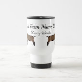 Mug De Voyage Ferme de chèvres laitières Oberhasli personnalisée (Centre)