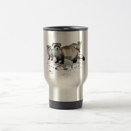 Mug De Voyage Ferrets (Centre)