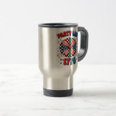 Mug De Voyage Fête comme c'est 1776 - Retro Patriotic Bow (Devant droit)