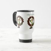 Mug De Voyage Fête de Noël Personnalisée (Devant gauche)