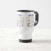 Mug De Voyage Fête des mères GIGI personnalisées Anniversaire No (Devant droit)