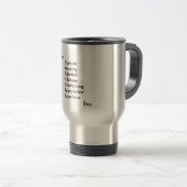 Mug De Voyage Fête des pères voyage muette (Devant droit)