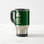 Mug De Voyage Fête drôle de la Saint-Patrick Boisson drôle de St (Devant gauche)