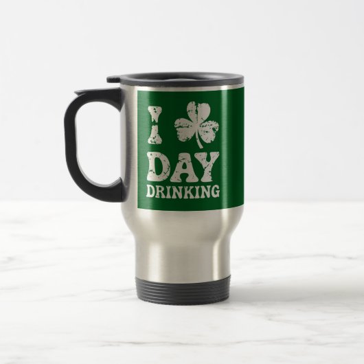 Mug De Voyage Fête drôle de la Saint-Patrick Boisson drôle de St (Gauche)
