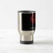 Mug De Voyage Feu d'artifice rouge avec image Lamppost (Centre)