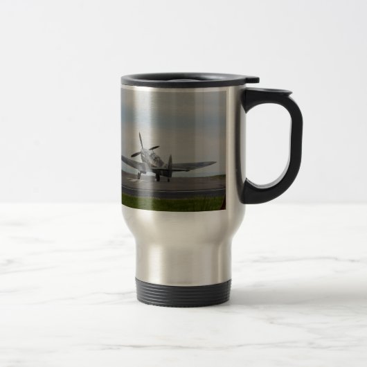 Mug De Voyage Feu Spitfire Prêt Pour Le Décollage (Droit)