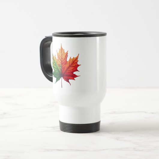 Mug De Voyage Feuille d'érable (Devant gauche)