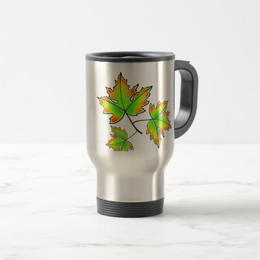 Mug De Voyage Feuille d'érable (Devant droit)