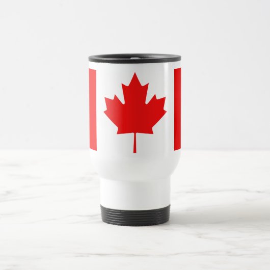 Mug de voyage feuille d'érable canadienne (Centre)