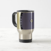 Mug De Voyage Feuille violette (Devant gauche)