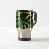 Mug De Voyage Feuilles florales/hawaïennes/tropicales (Devant droit)