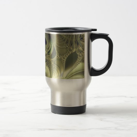 Mug De Voyage Feuilles métalliques (Droit)
