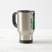 Mug De Voyage Feuilles tropicaux (Devant gauche)