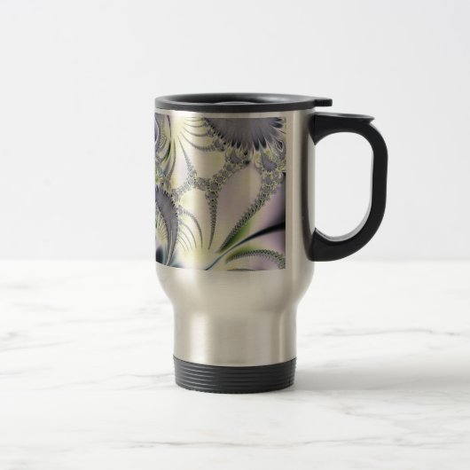Mug De Voyage Feuilles violets (Droit)