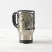 Mug De Voyage Feuilles violettes (Devant gauche)