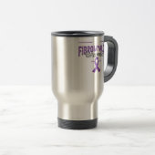 Mug De Voyage Fibromyalgie Guerrier Trouble neurobiologique Rheu (Devant droit)