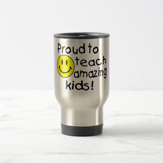 Mug De Voyage Fier d'enseigner les enfants extraordinaires (Centre)