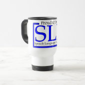 Mug De Voyage Fier d'être un SLP (Devant gauche)