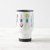 Mug De Voyage Fier d'être une équipe de natation synchronisée (Centre)