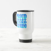 Mug De Voyage Fière amie de la Garde côtière (Devant gauche)