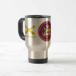 Mug De Voyage Fière Armée Vétéran de terrain Artillerie Soldat