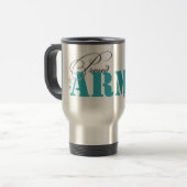 Mug De Voyage Fière maman de l'armée (Devant gauche)
