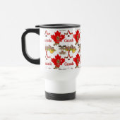 Mug De Voyage Fièrement le castor canadien (Gauche)