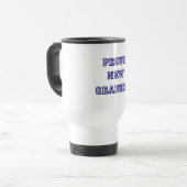 Mug De Voyage Fiers nouveaux T-shirts Grandpa-University (Devant gauche)