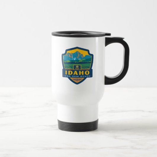 Mug De Voyage Fierté de l'État | Idaho (Droite)
