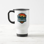 Mug De Voyage Fierté de l'État | Indiana (Gauche)