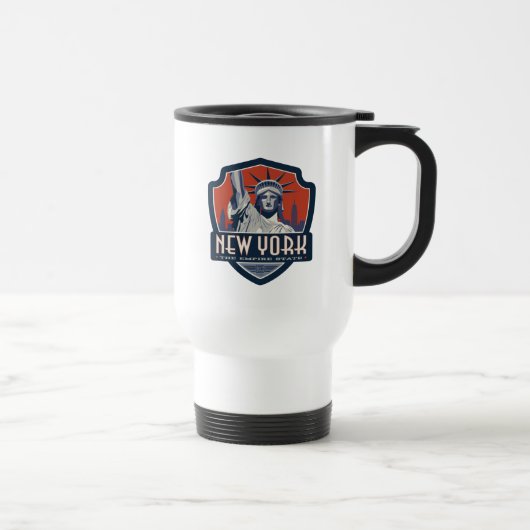 Mug De Voyage Fierté de l'État | New York (Droite)