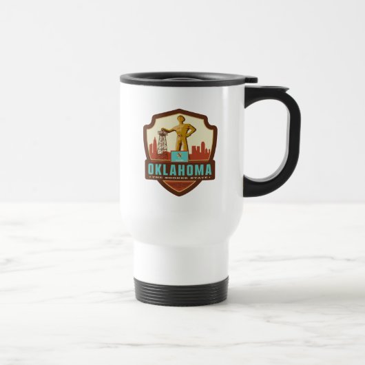 Mug De Voyage Fierté de l'État | Oklahoma (Droite)