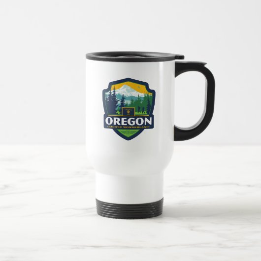 Mug De Voyage Fierté de l'État | Oregon (Droite)