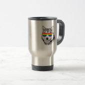 Mug De Voyage Fierté de loup (Devant droit)