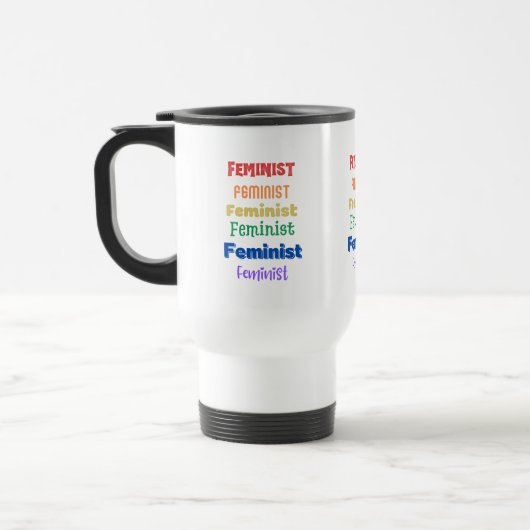 Mug De Voyage fierté féministe (Gauche)