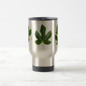 Mug De Voyage Fig tree feuilles verts closeuse isolé (Centre)