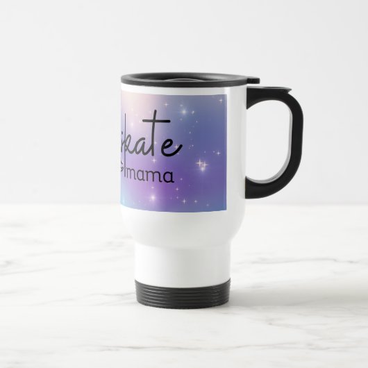 Mug De Voyage Figure Patinage Maman Voyage Mug (Droite)