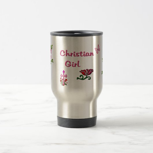 Mug De Voyage Fille chrétienne (Centre)