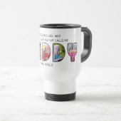 Mug De Voyage Fille DADDY Dit 5 Collage Photo (Devant droit)