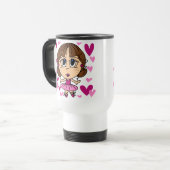 Mug De Voyage Fille de ballerine (Devant gauche)