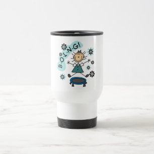 Mug De Voyage Fille de bâton sur le T-shirts et les cadeaux de