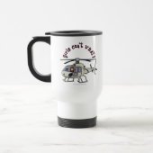 Mug De Voyage Fille de l'hélicoptère léger (Gauche)